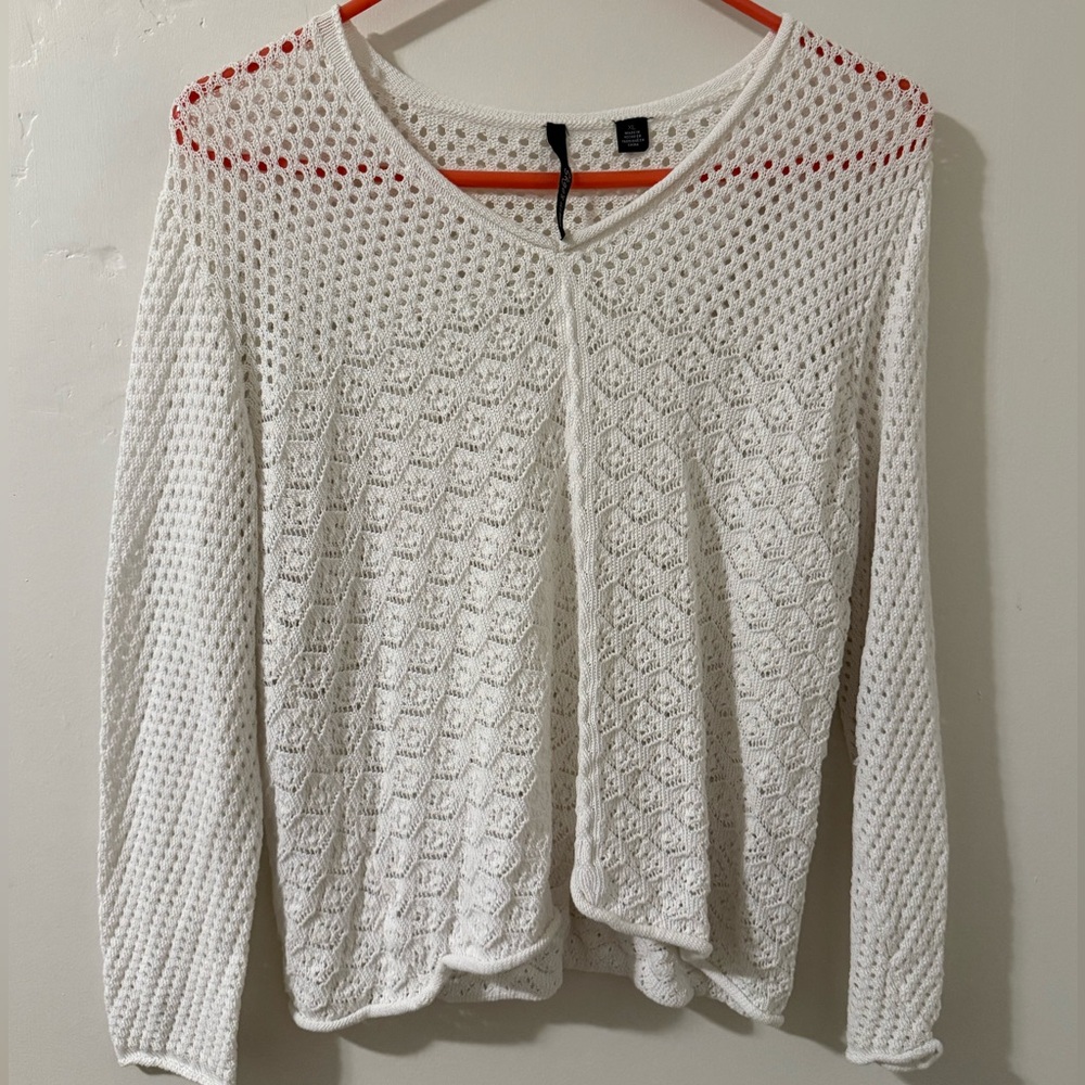Skye's the Limit White Sweater